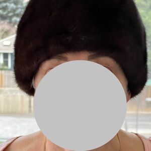 Luxurious Black Fur mink Women's Hat